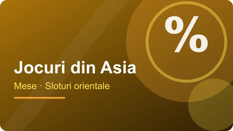 Oriental Casino: jocurile de masă venite din Asia – ilustrație pentru secțiunea Oriental Casino